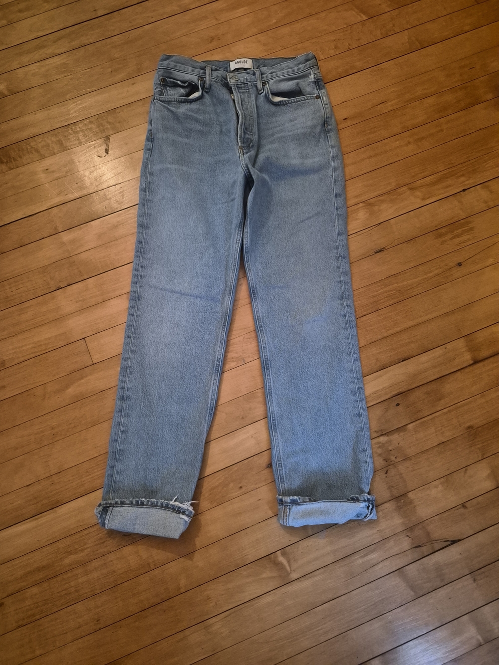 Agolde Light Blue Boyfriend Jeans